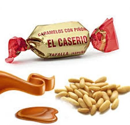 caramelo Caserío piñones sin gluten