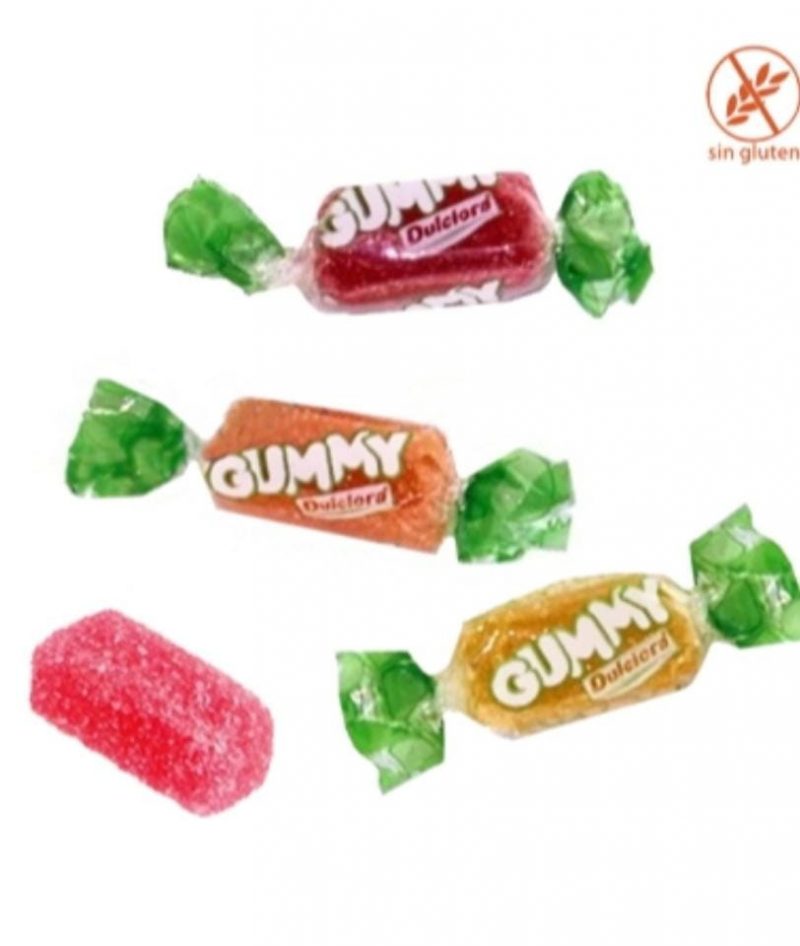caramelo masticable Gummy Jelly Dulciora sin gluten