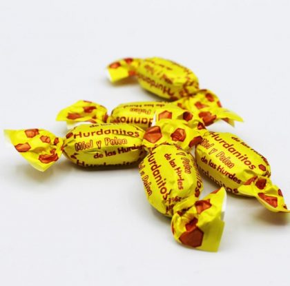 caramelo duro Hurdanitos de miel y polen sin gluten