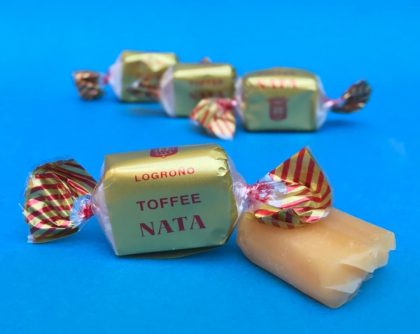 caramelo masticable Toffle El Avión sabor nata