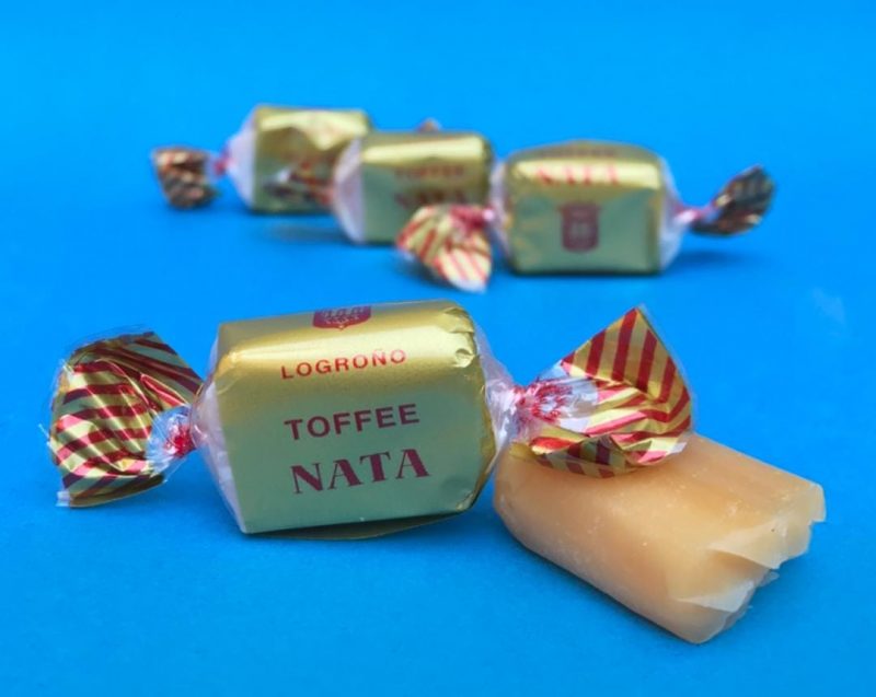 caramelo masticable Toffle El Avión sabor nata
