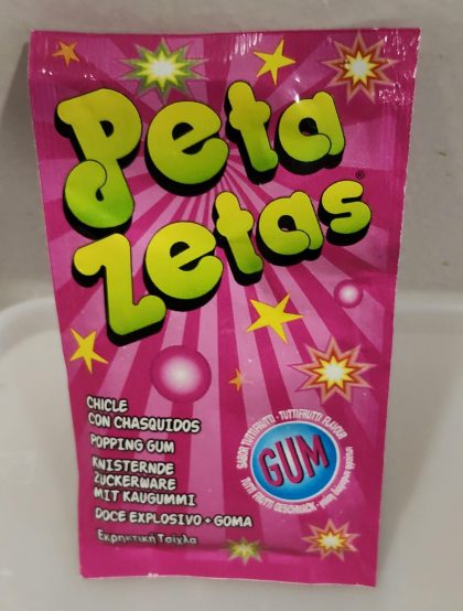 Peta Zetas Gum Tuttifrutti (Chicle Explosivo)